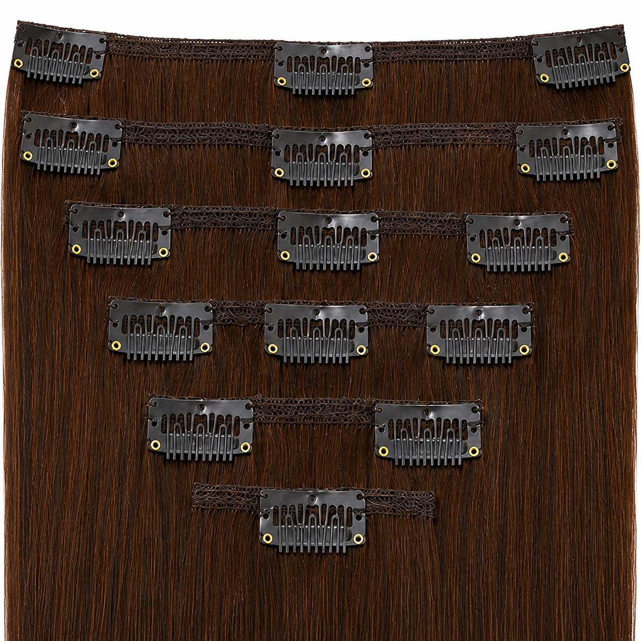 Sleek Fashion Idol 101 Synthetic Clip-In Hair Extensions 18"