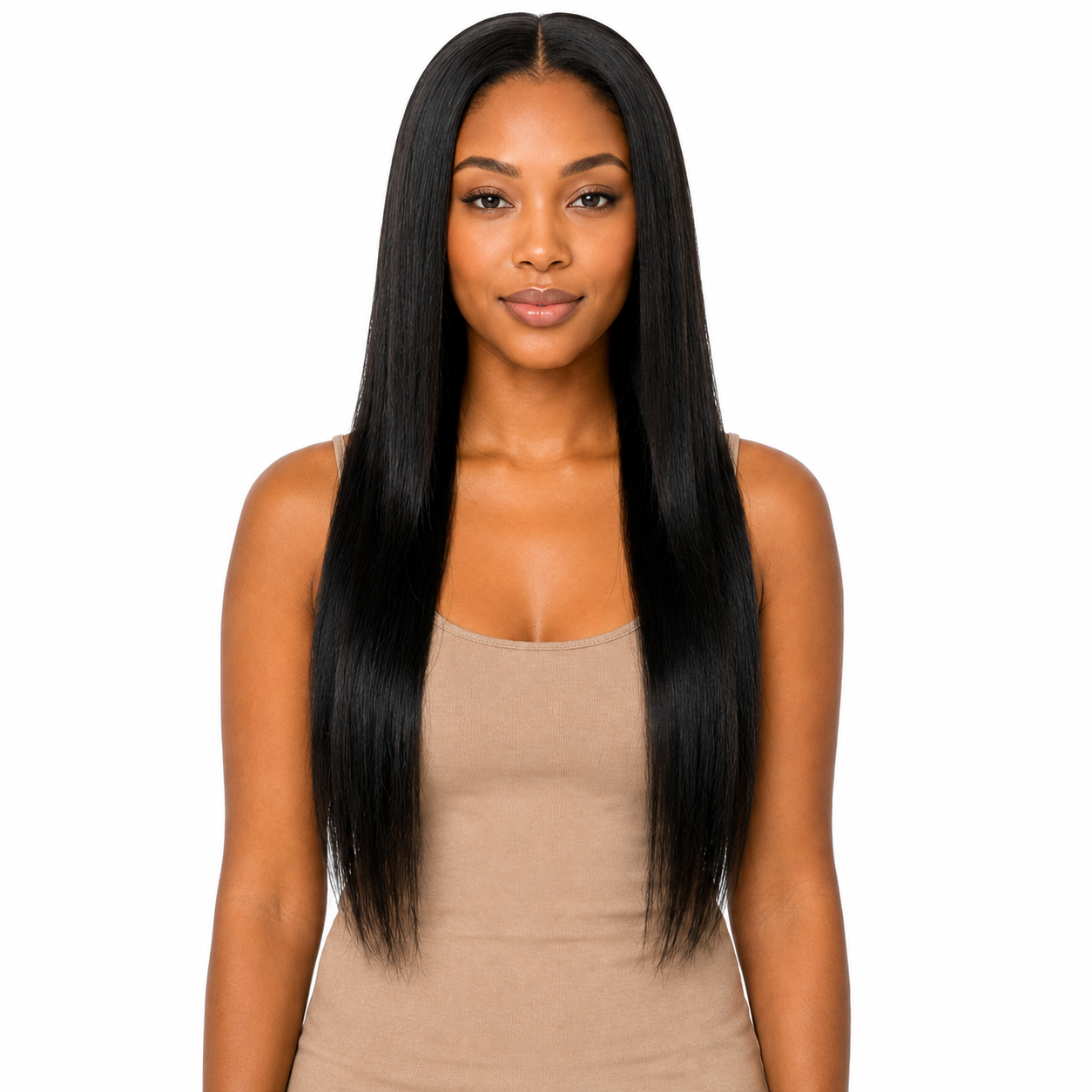 Ei Brazilian 100% Unprocessed Virgin Brazilian Human Hair Extension Straight Natural