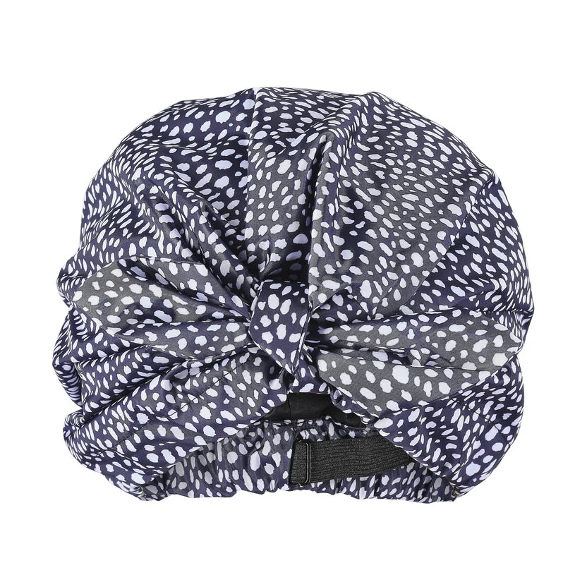 Only Curls Shower Cap Navy Animal