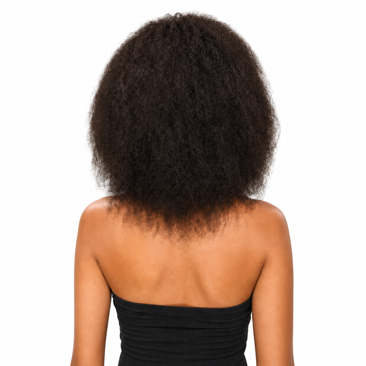 Black Angle Lulu - Synthetic Short Kinky Curly Hair Wig