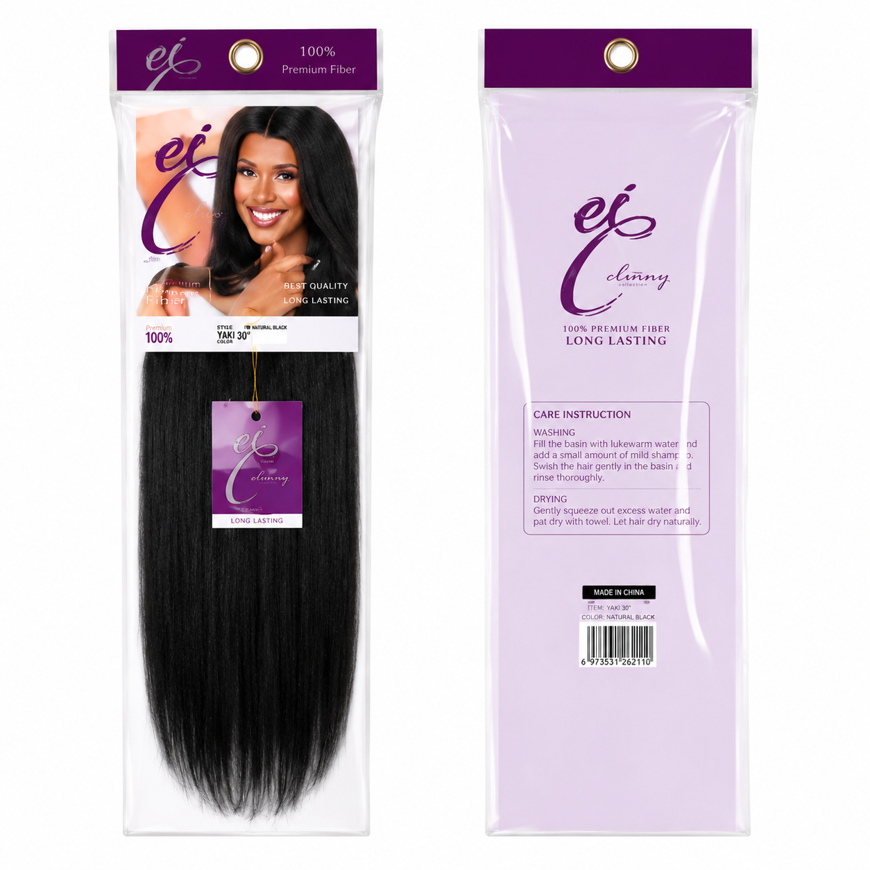 Ei Luxury 100% Unprocessed Virgin human hair Clip-in