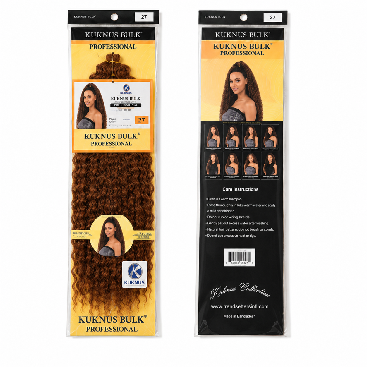Kuknus Brazilian Bulk Synthetic Braids Hair 20"