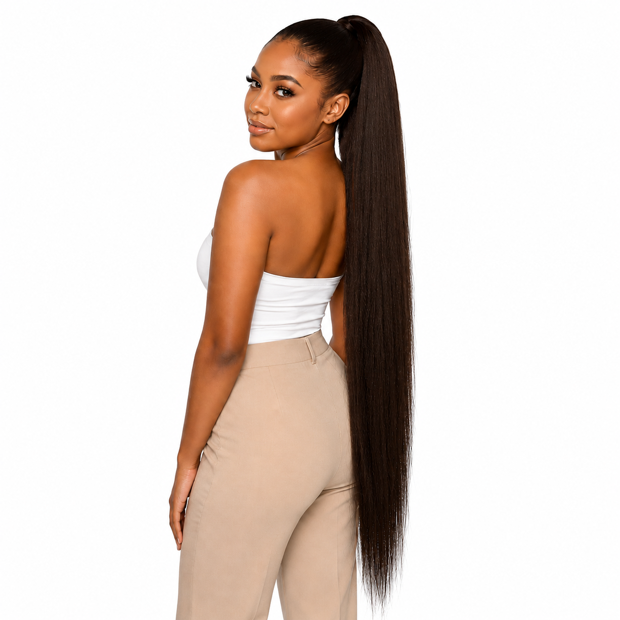 Darbro Doja Synthetic Silky Straight Ponytail 36"