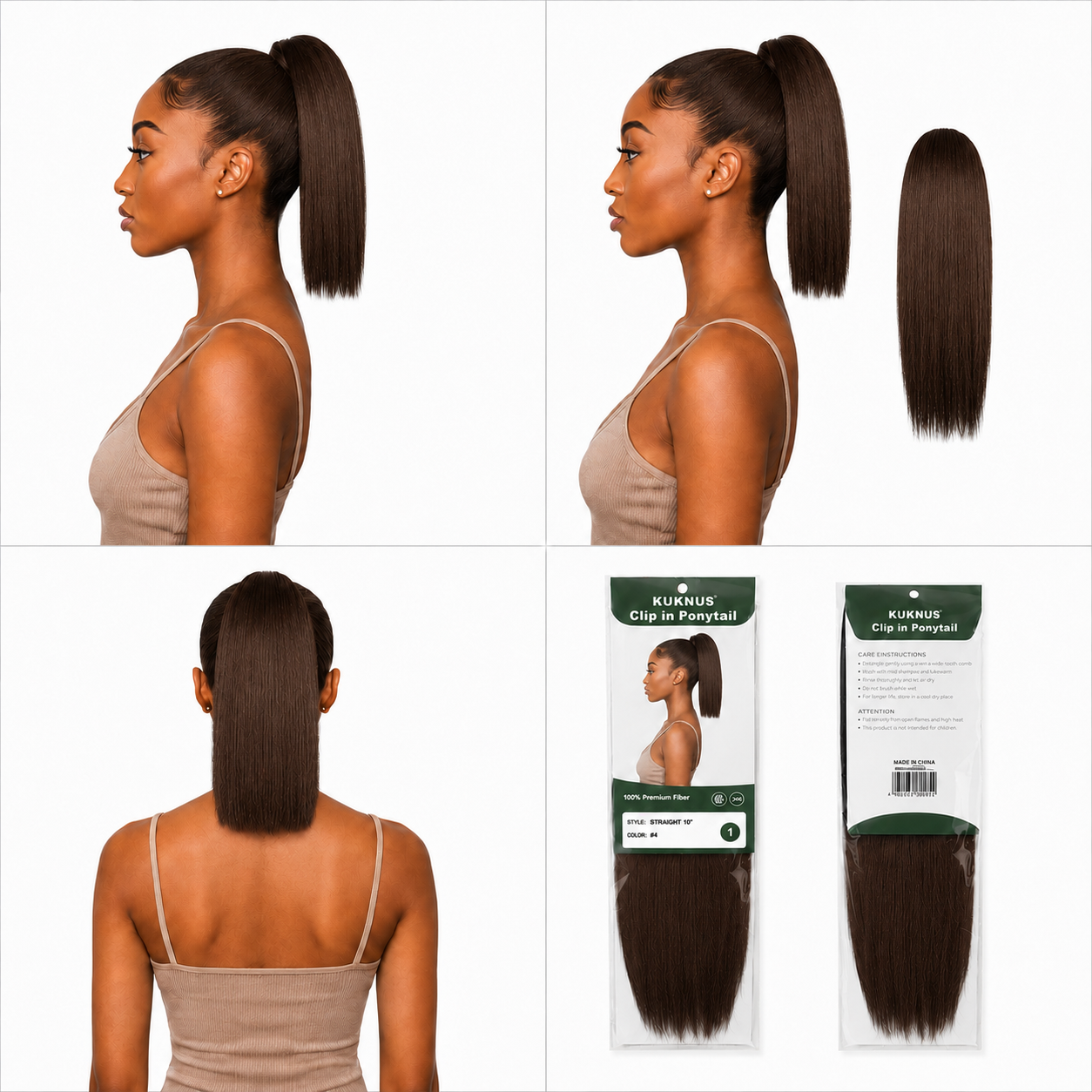 Kuknus Ponytail Style London Girl 10&