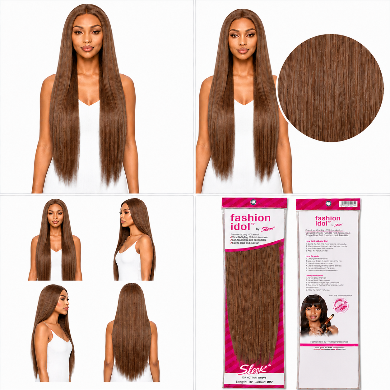 Sleek Fashion Idol 101 Weave Hair Extensions 16