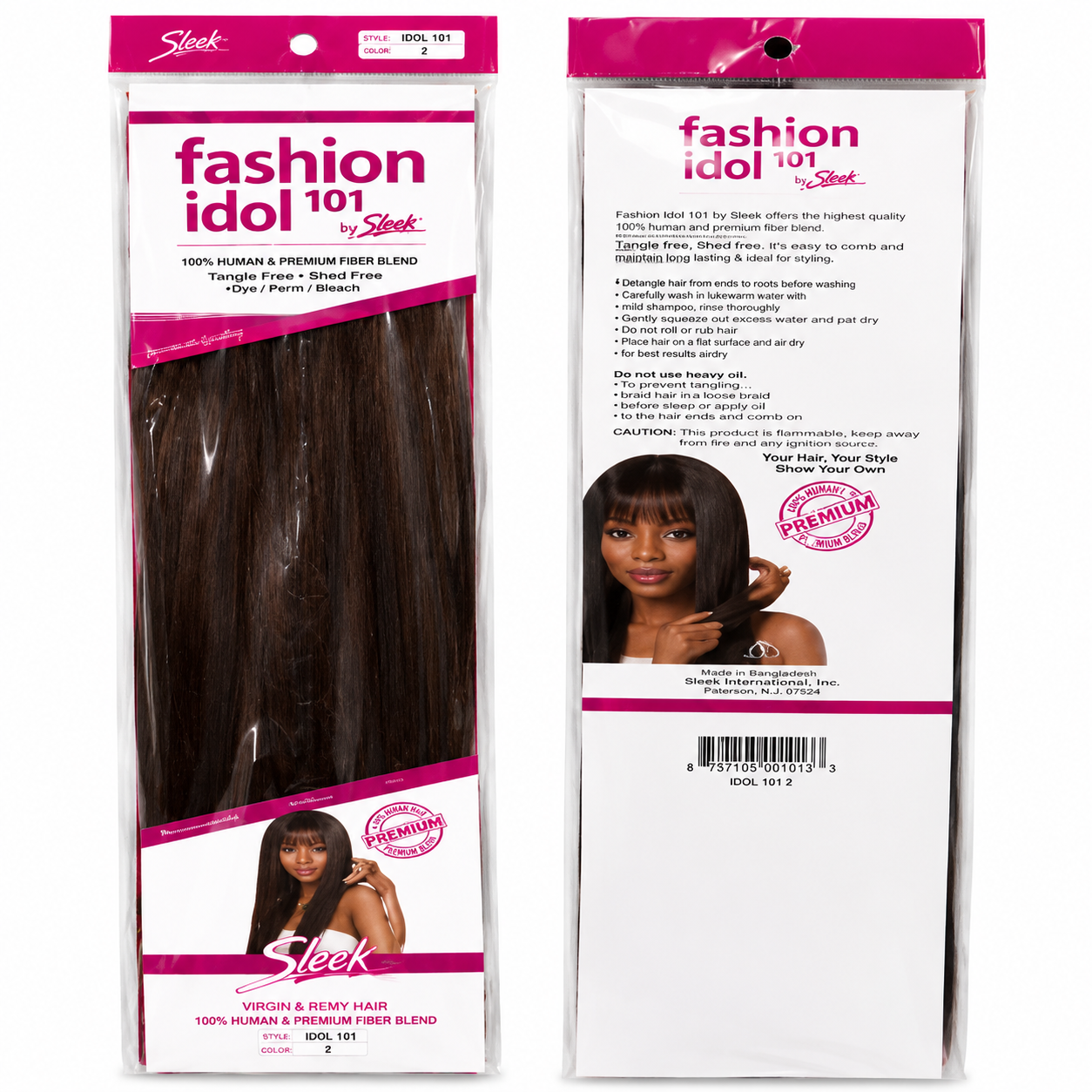 Sleek Fashion Idol 101 Weave Hair Extensions 20