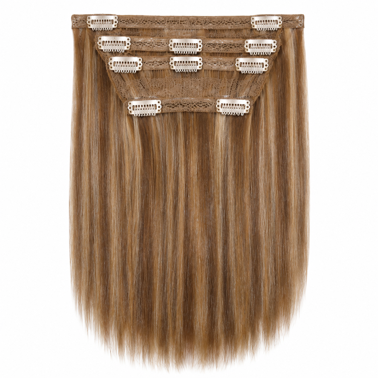Sleek Fashion Idol 101 Synthetic Clip-In Hair Extensions 18"