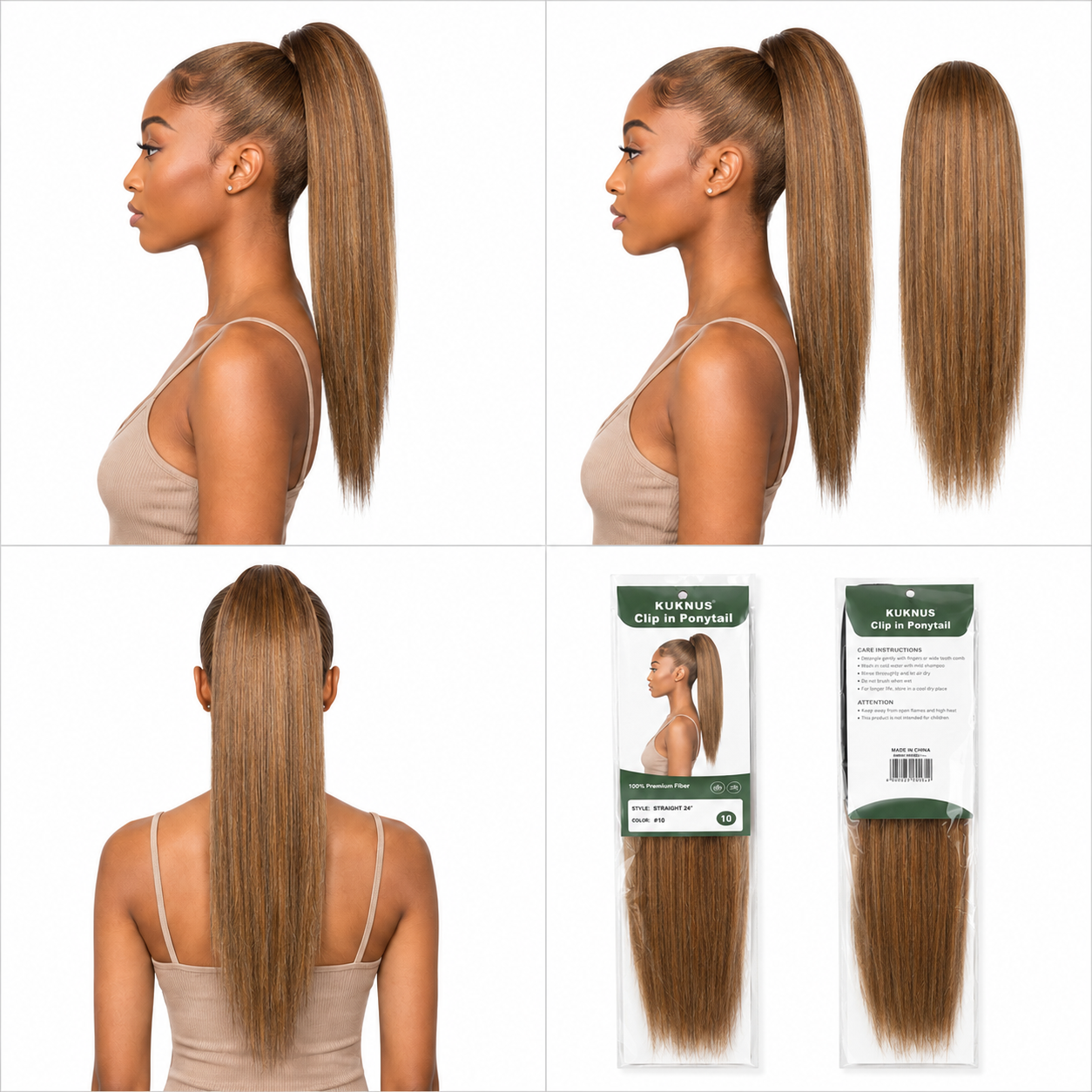 Kuknus Ponytail Style London Girl 18&