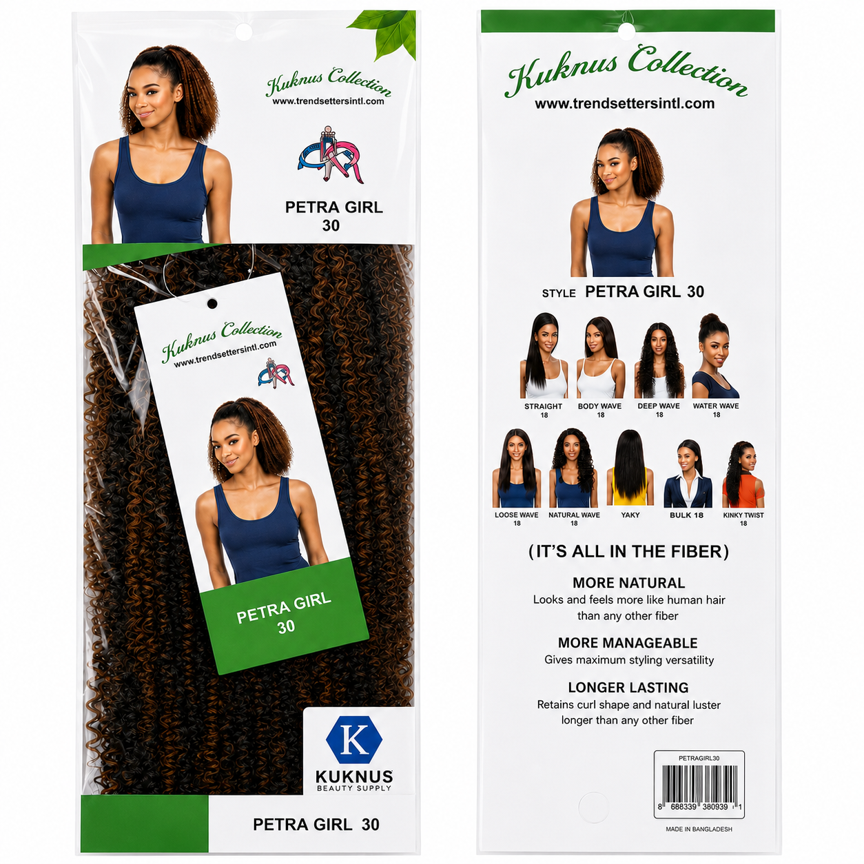 Kuknus Ponytail Style Petra Girl