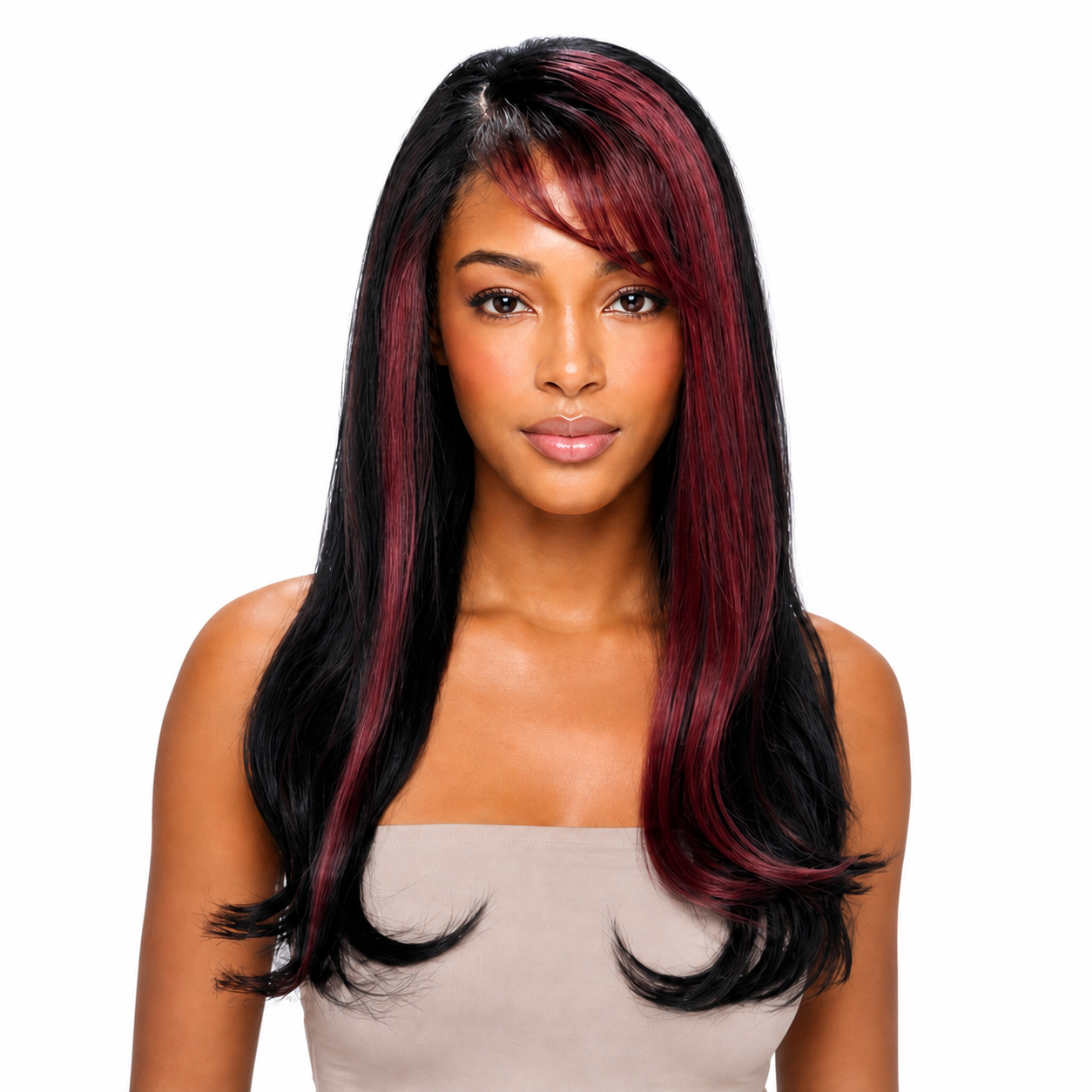 Kuknus Komal - Synthetic Lace Front Wig with Natural Baby Hairline