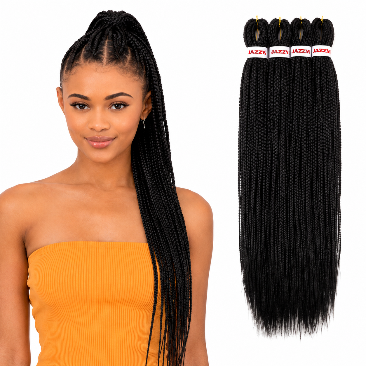 Kuknus Braids 8x Value Pack Pre-Stretched 26"
