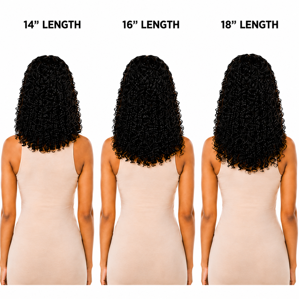 Sleek Synthetic Noble Gold Gypsy Weave 3pc 14" 16" 18"