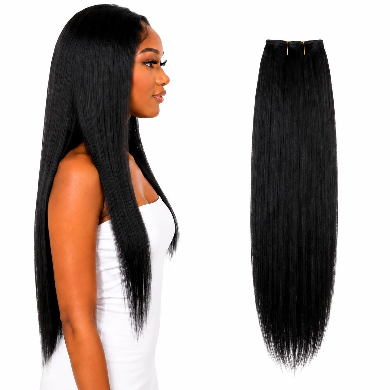 Ei Luxury 100% Unprocessed Virgin human hair Clip-in