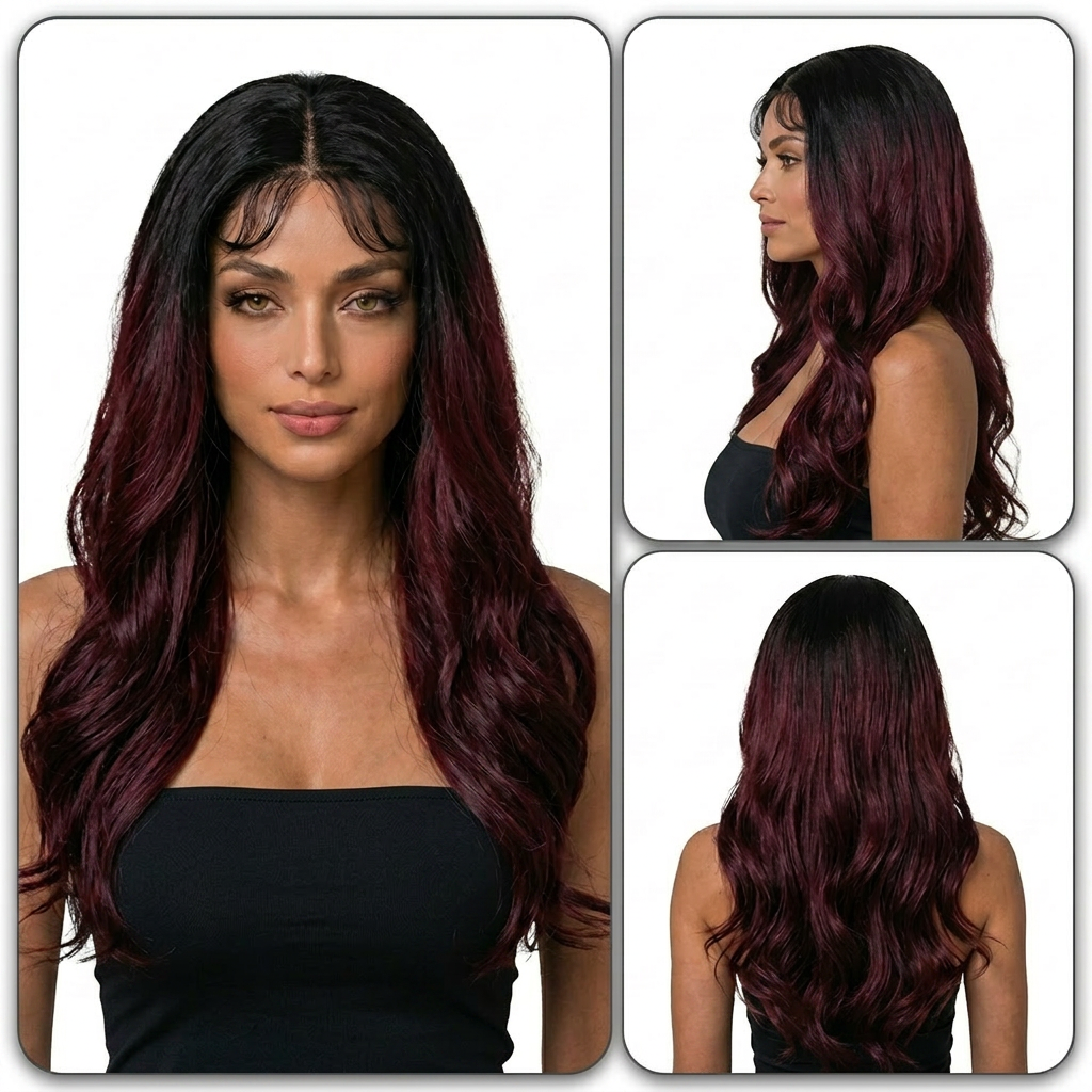 Kuknus Style Lace Presha Super Volume Lace wig With Natural Baby Hair Line