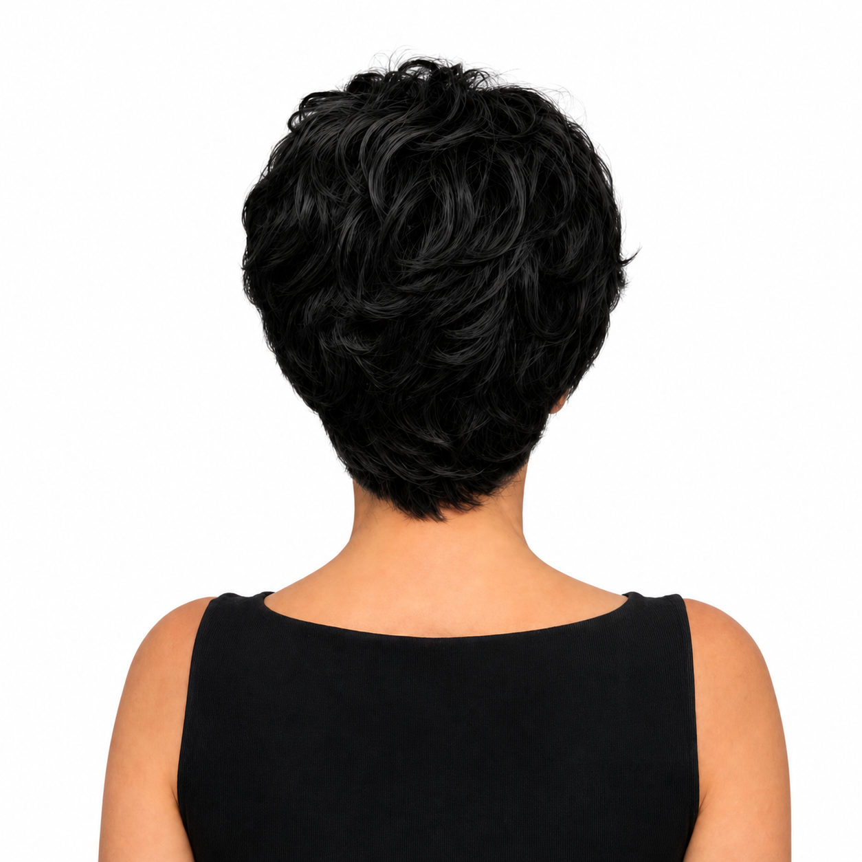 Kuknus Javeeria - Premium Synthetic Short Curly wig