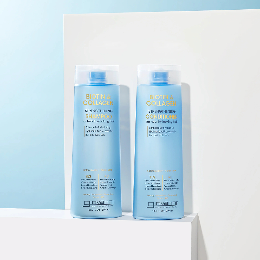 Giovanni Biotin and Collagen Strengthening Conditioner 399ml