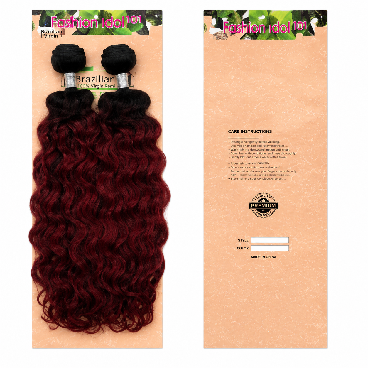 Sleek Fashion Idol 101 Peru Natural Weave Brazilian Hair 18