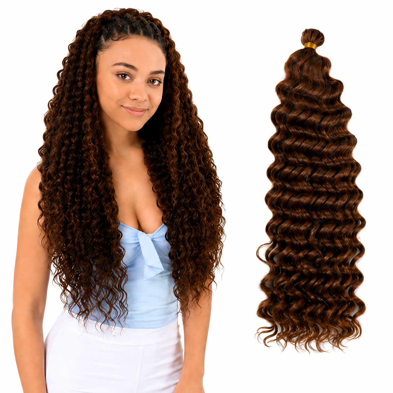 Kuknus Synthetic Deep Twist Bulk Braids 20"