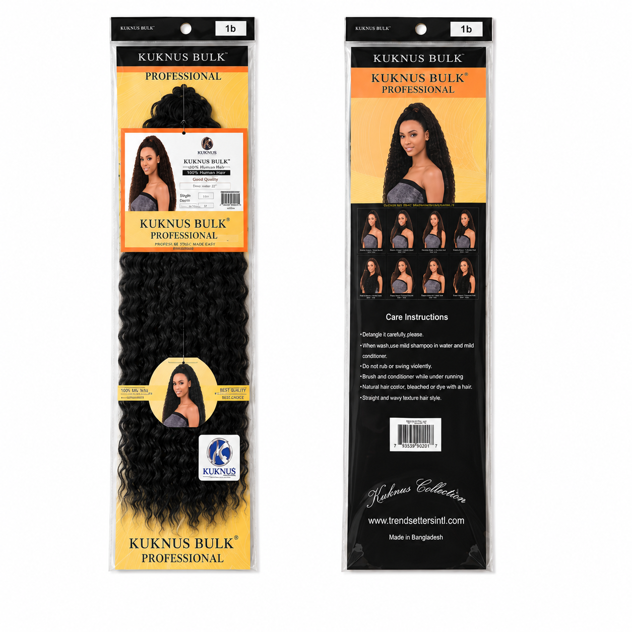 Kuknus Brazilian Bulk Synthetic Braids Hair 20"