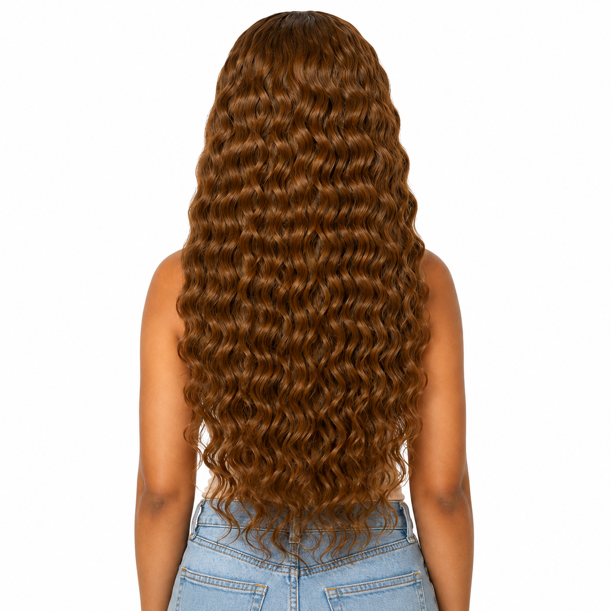 Ei Brazilian 100% Unprocessed Virgin Brazilian Human Hair Extension Deep Wave Natural