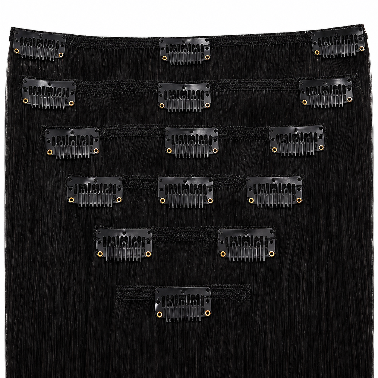 Sleek Fashion Idol 101 Synthetic Clip-In Hair Extensions 18"