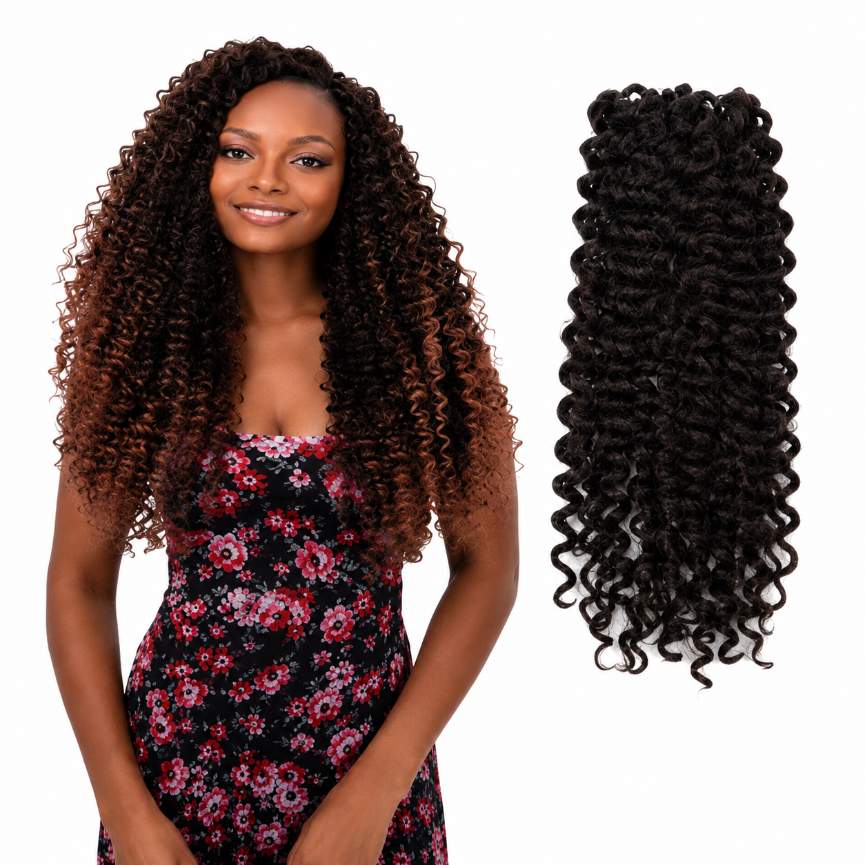 Darbro Doja 3X Shirley Curl Bulk Hair Extensions