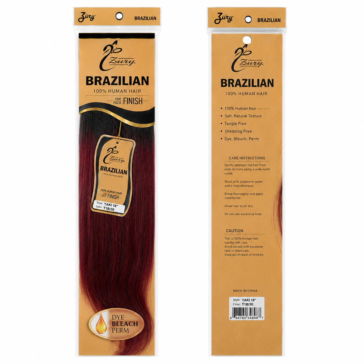 Ei Brazilian Unprocessed Straight Human Hair Wave