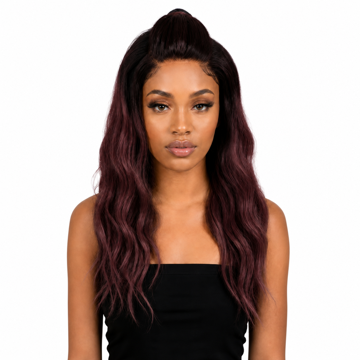 Station Style Lace Somara Super Volume Lace wig With Natural Baby Hair Line
