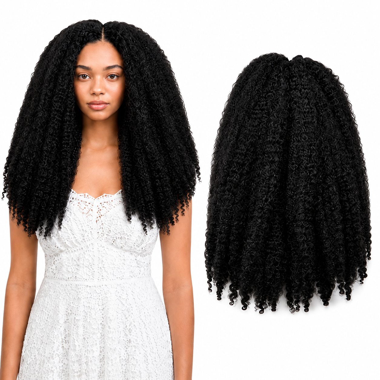 Kuknus Style Baby Marley Braid Bulk Synthetic Hair 14