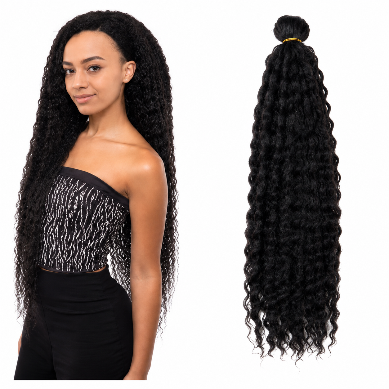 Kuknus Brazilian Bulk Synthetic Braiding Hair