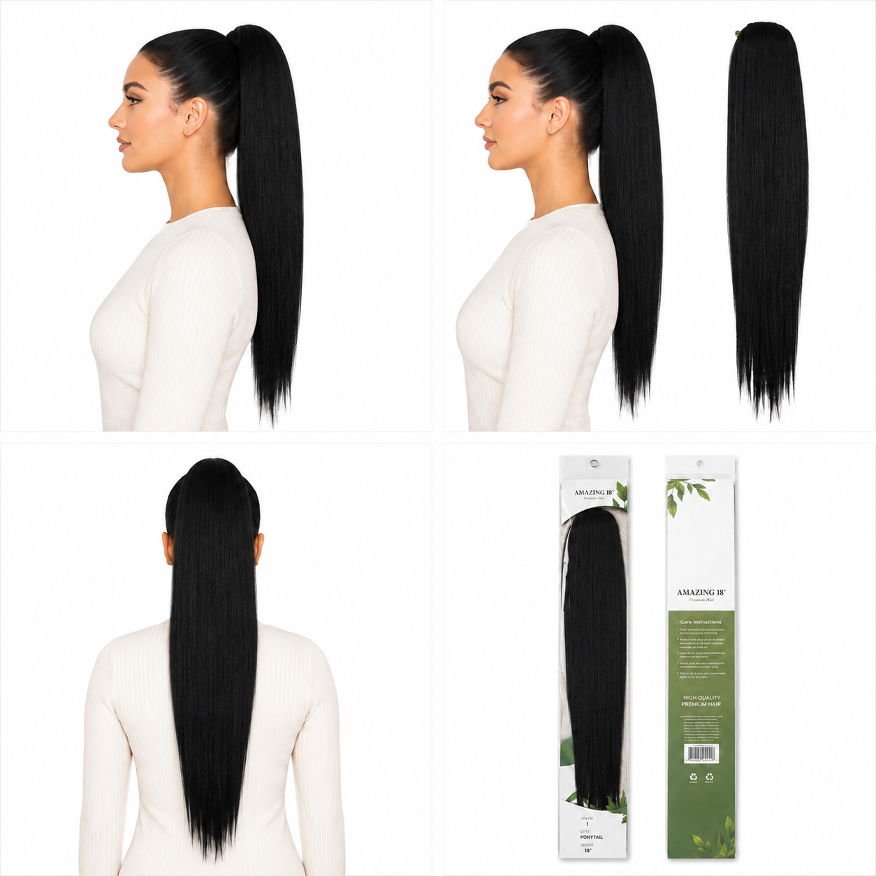 Kuknus Ponytail Style London Girl 22&