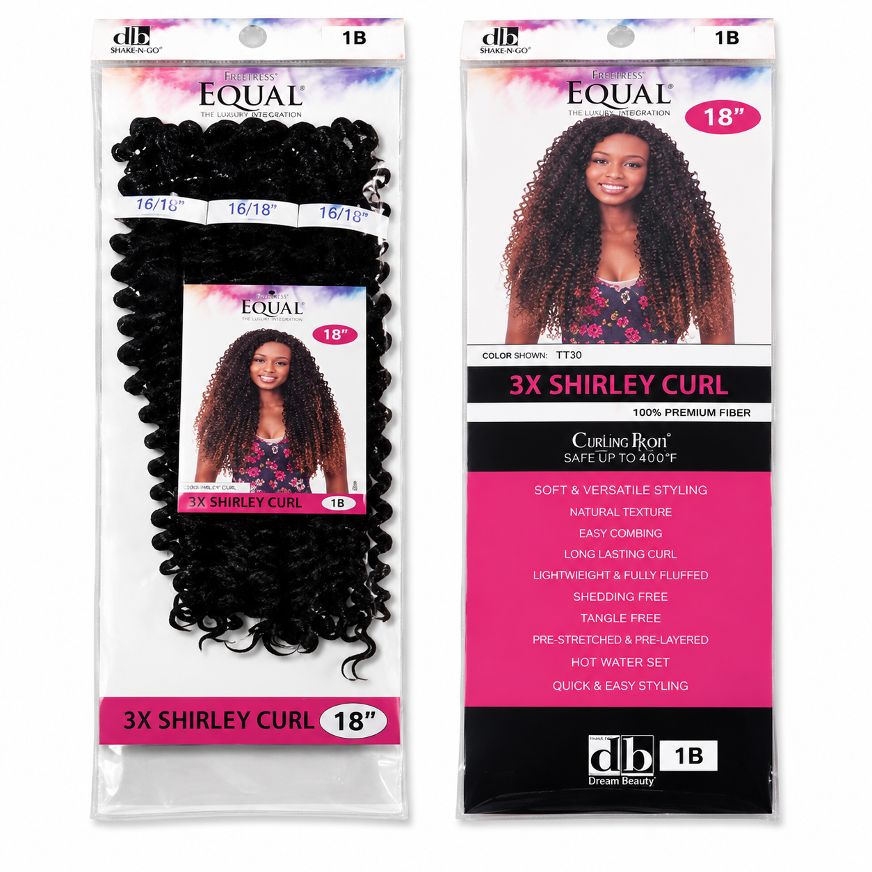 Darbro Doja 3X Shirley Curl Bulk Hair Extensions