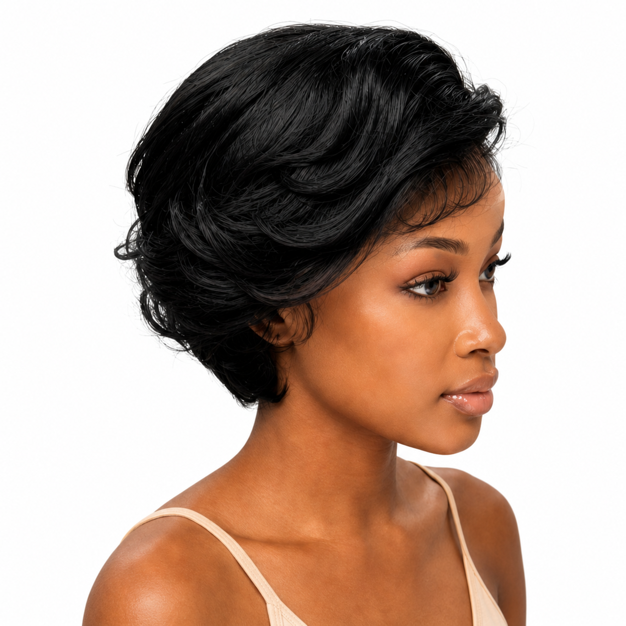 Kuknus Sundas - Synthetic Lace Front Wig with Natural Baby Hairline