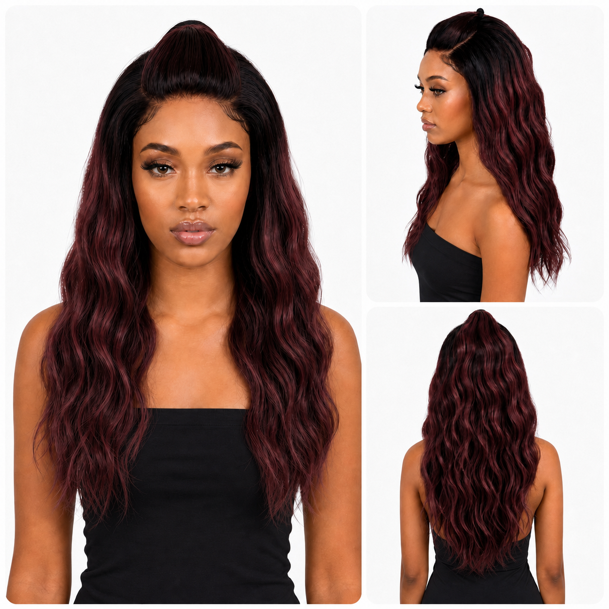Station Style Lace Somara Super Volume Lace wig With Natural Baby Hair Line