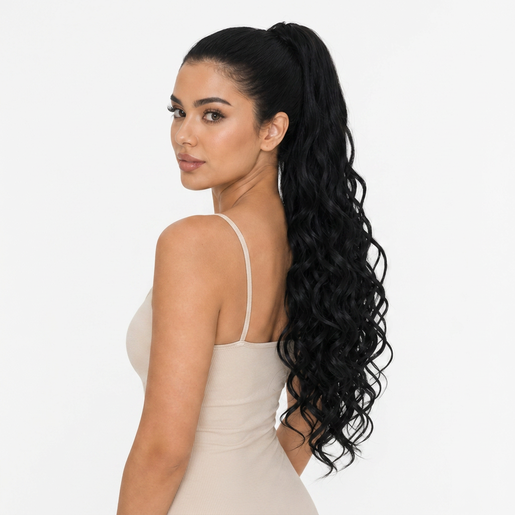 Kuknus Synthetic Jersey Girl Ponytail 26"