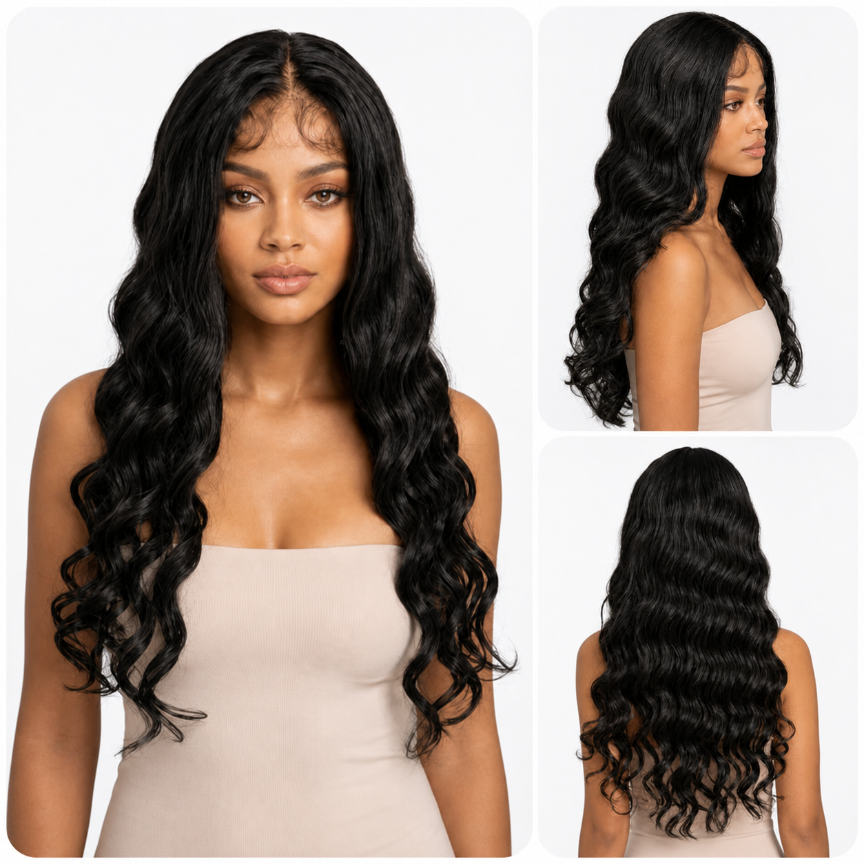 Kuknus Amara Lace Front Wig - Super Volume, Natural Baby Hairline