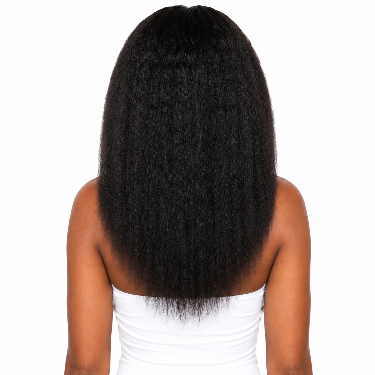 Ei Brazilian 100% Unprocessed Virgin Human Hair Style: Kinky Straight (Natural Color)