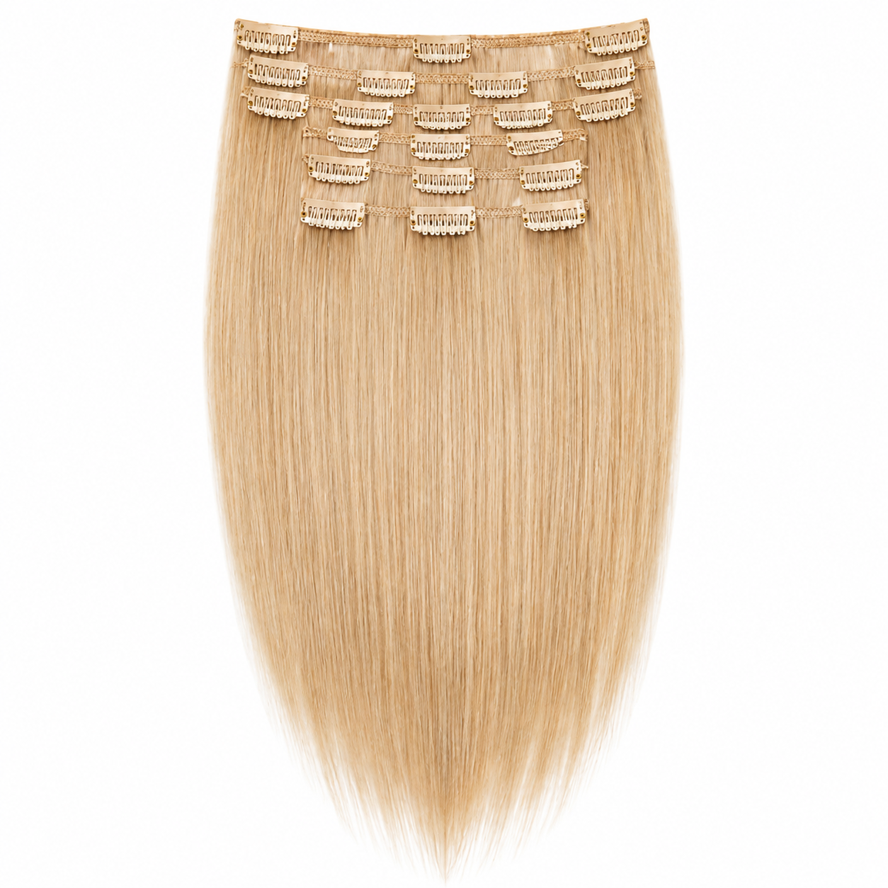 Darbro Doja Synthetic Silk Press Straight Clip-In Hair Extensions 18"