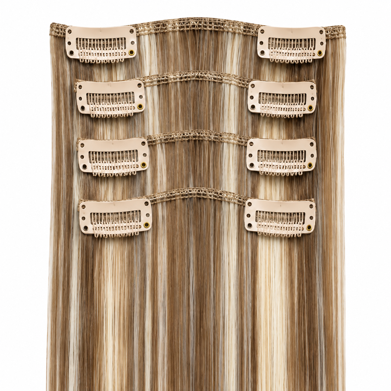Sleek Synthetic Fashion Idol 101 Clip-In Hair Extensions 18"