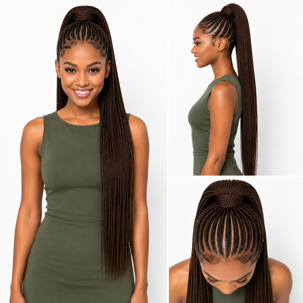 X-Pression 2X Pre-Stretched Synthetic Braids 24"