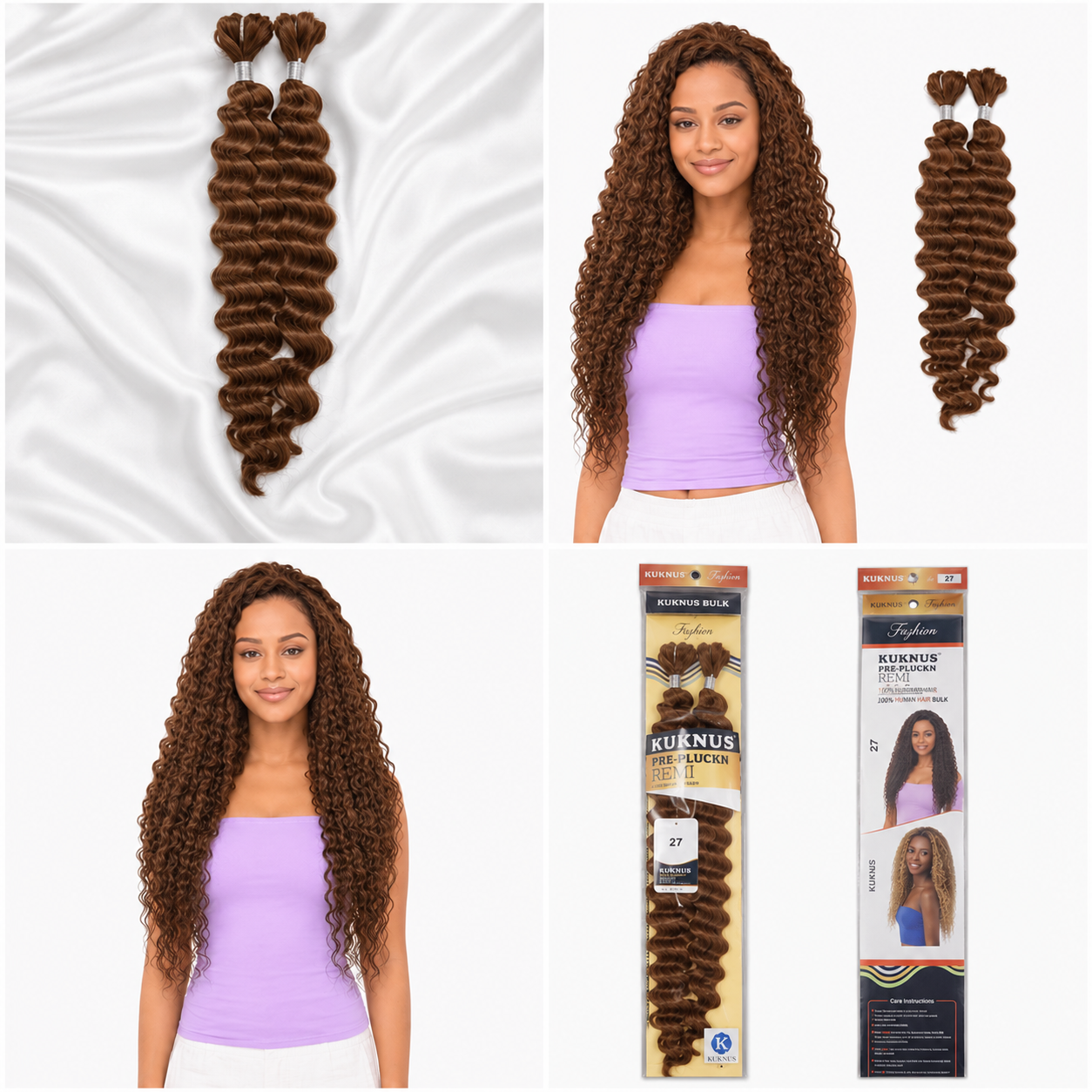 Kuknus Style Peruvian Remi Boho Deep Twist Synthetic Bulk