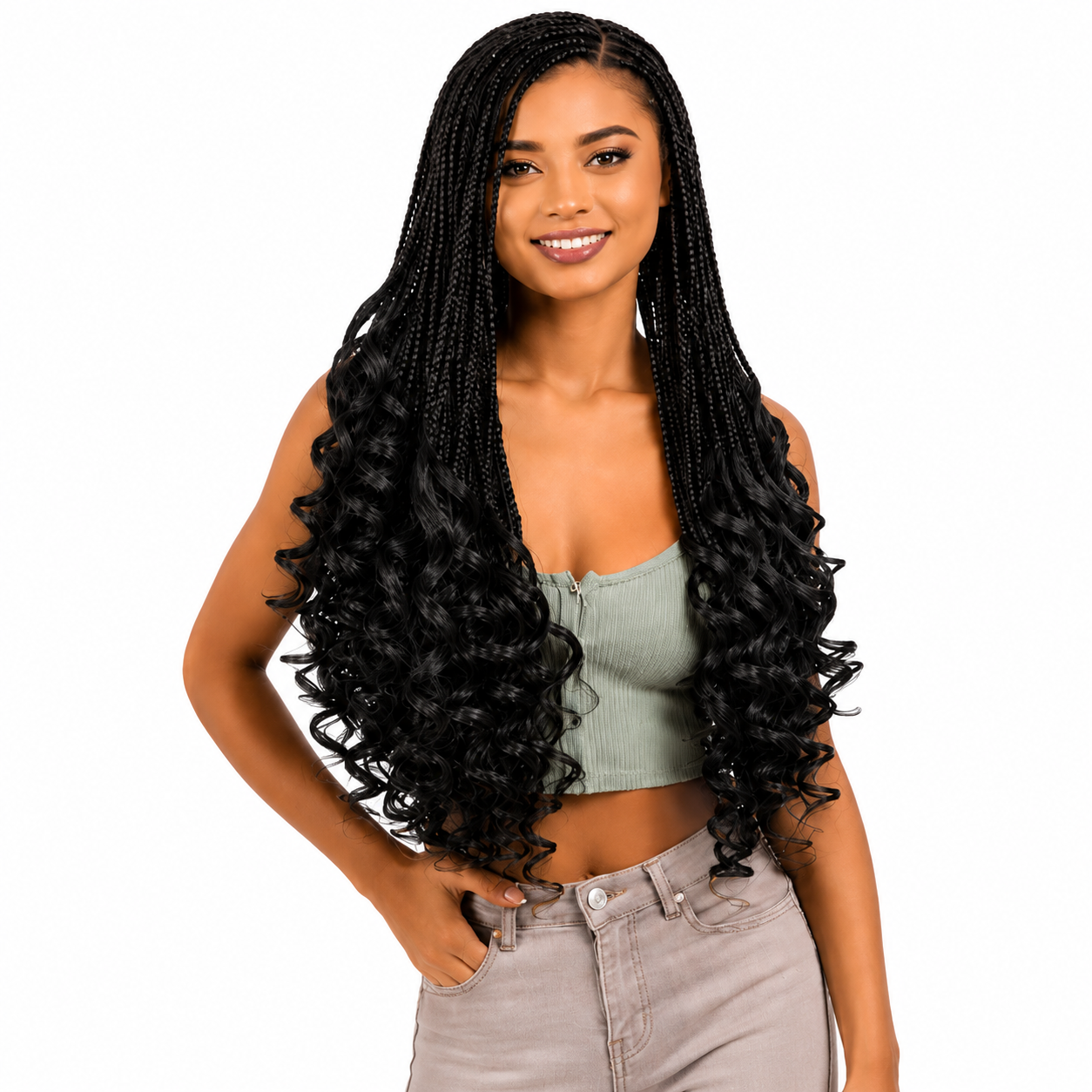 Kuknus Synthetic 3x French Curl Bulk 22"