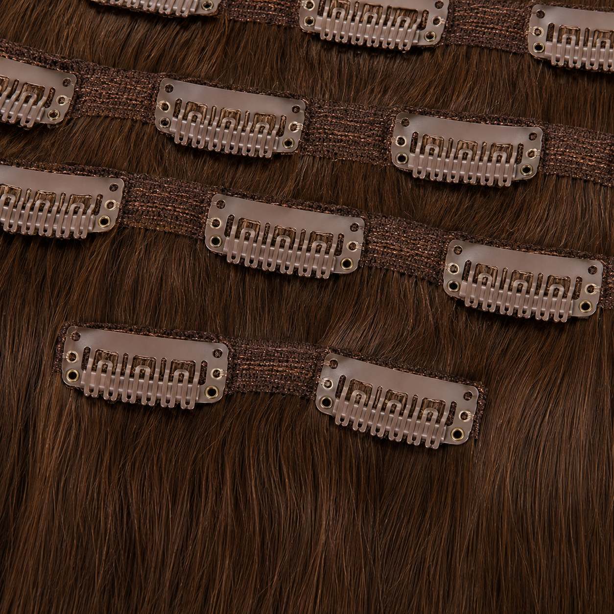Darbro Doja Synthetic Silk Press Straight Clip-In Hair Extensions 22"
