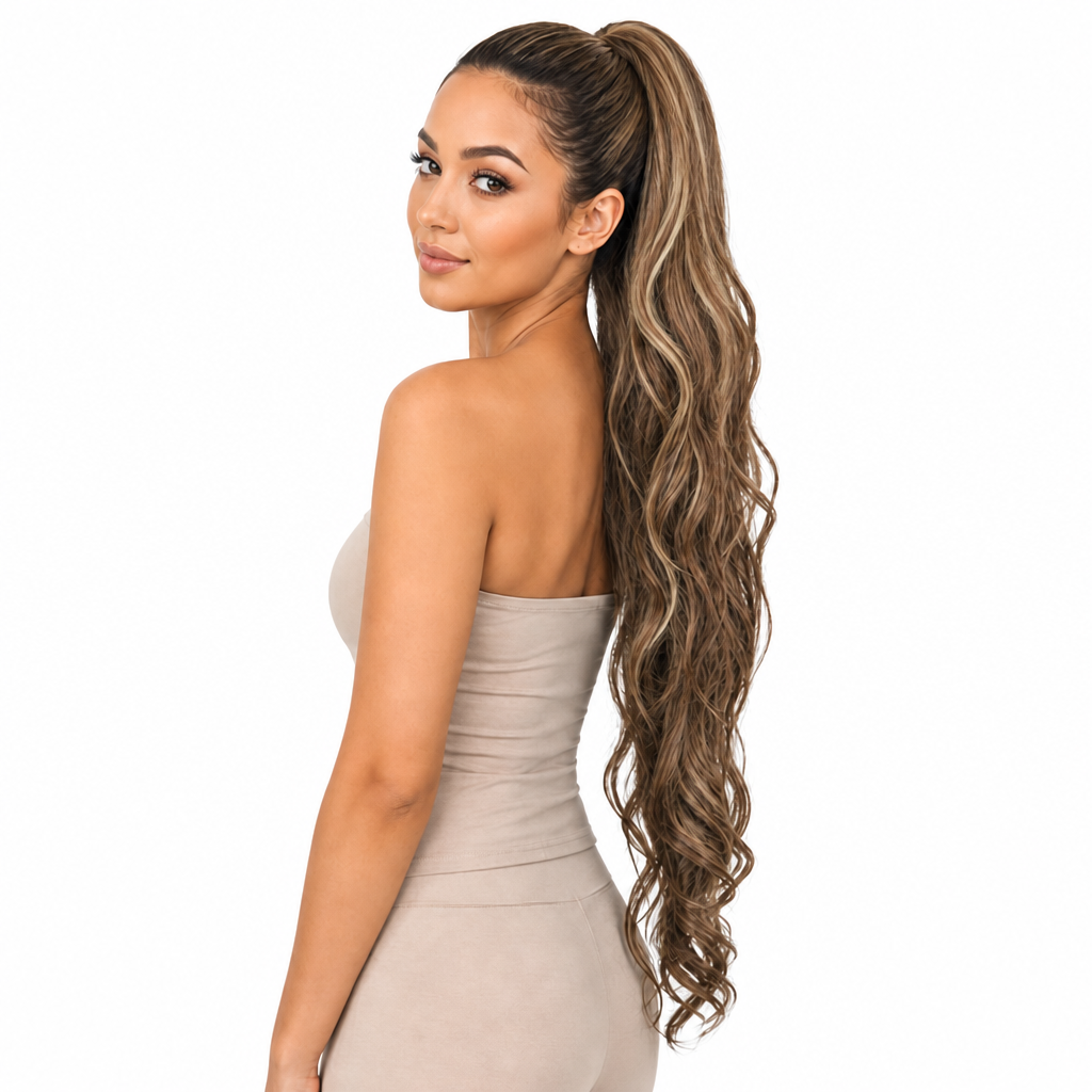 Kuknus Synthetic Brixton Girl Ponytail 30"