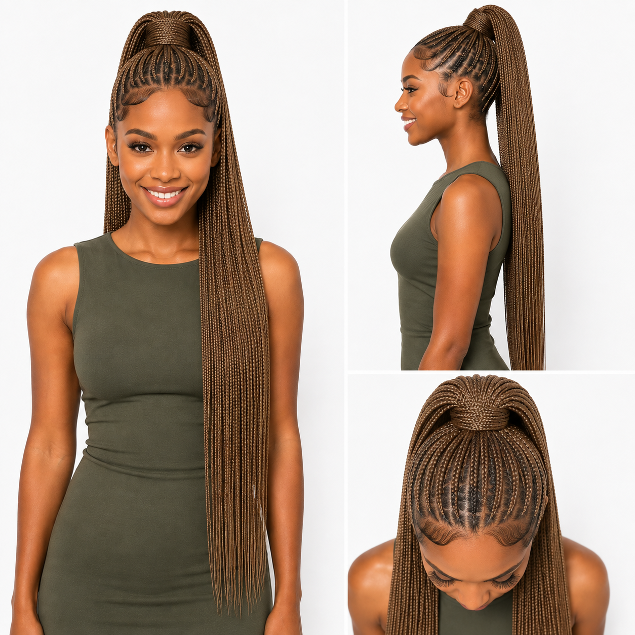X-Pression 2X Pre-Stretched Synthetic Braids 24"