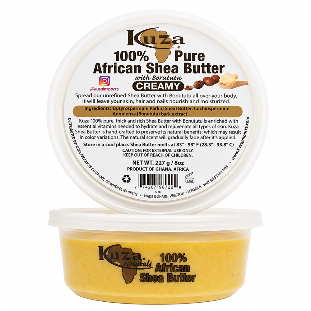 Kuza African Sheabutter Creamy Yellow