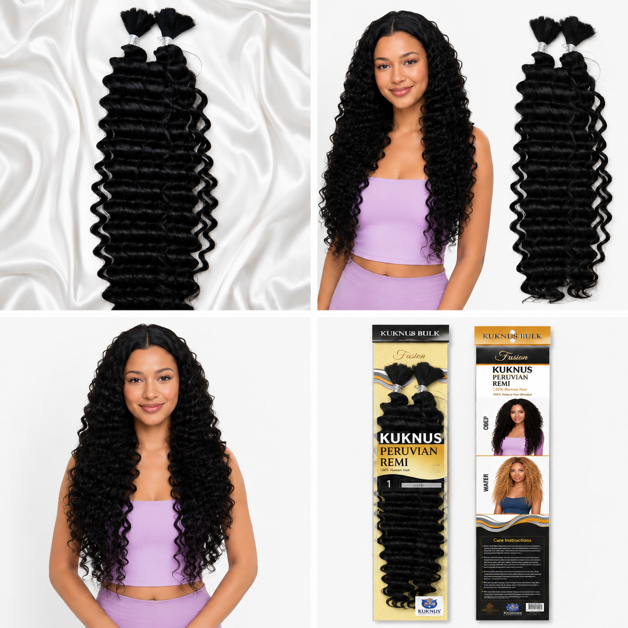 Kuknus Style Peruvian Remi Boho Deep Twist Synthetic Bulk