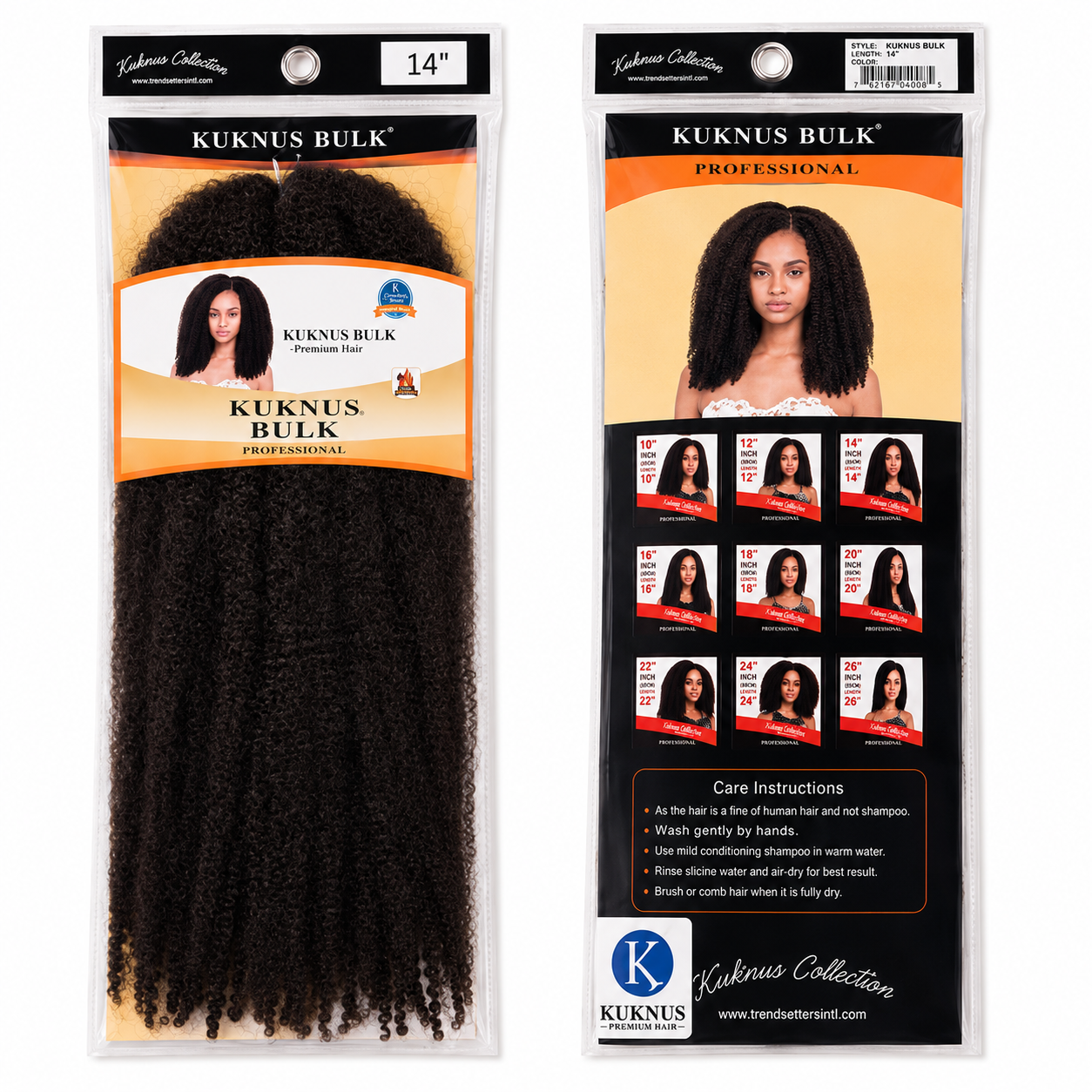 Kuknus Style Baby Marley Braid Bulk Synthetic Hair 14