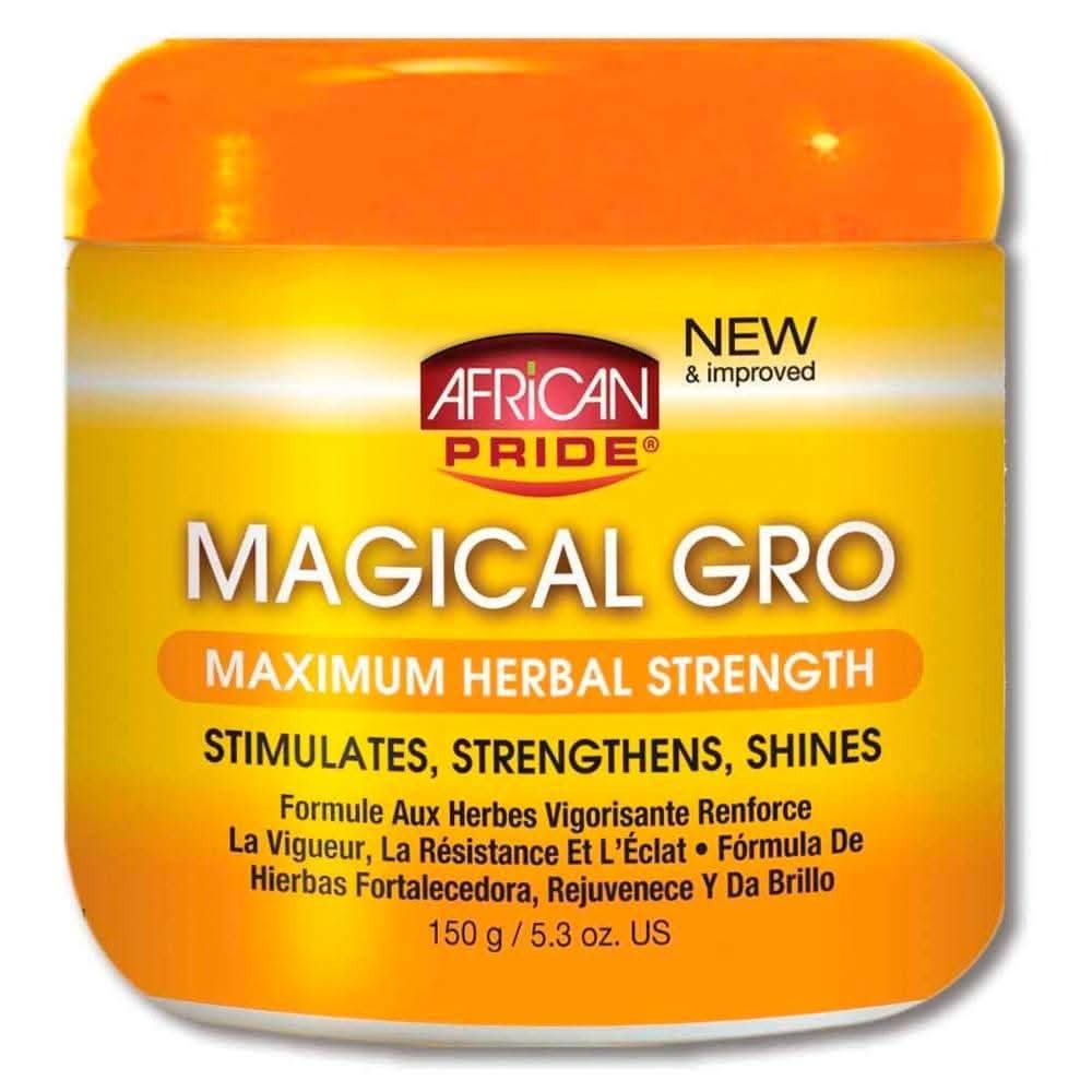 African Pride Magical Gro Herbal Maximum 150g-Herbal Hair Treatment-Beauty and hair supply