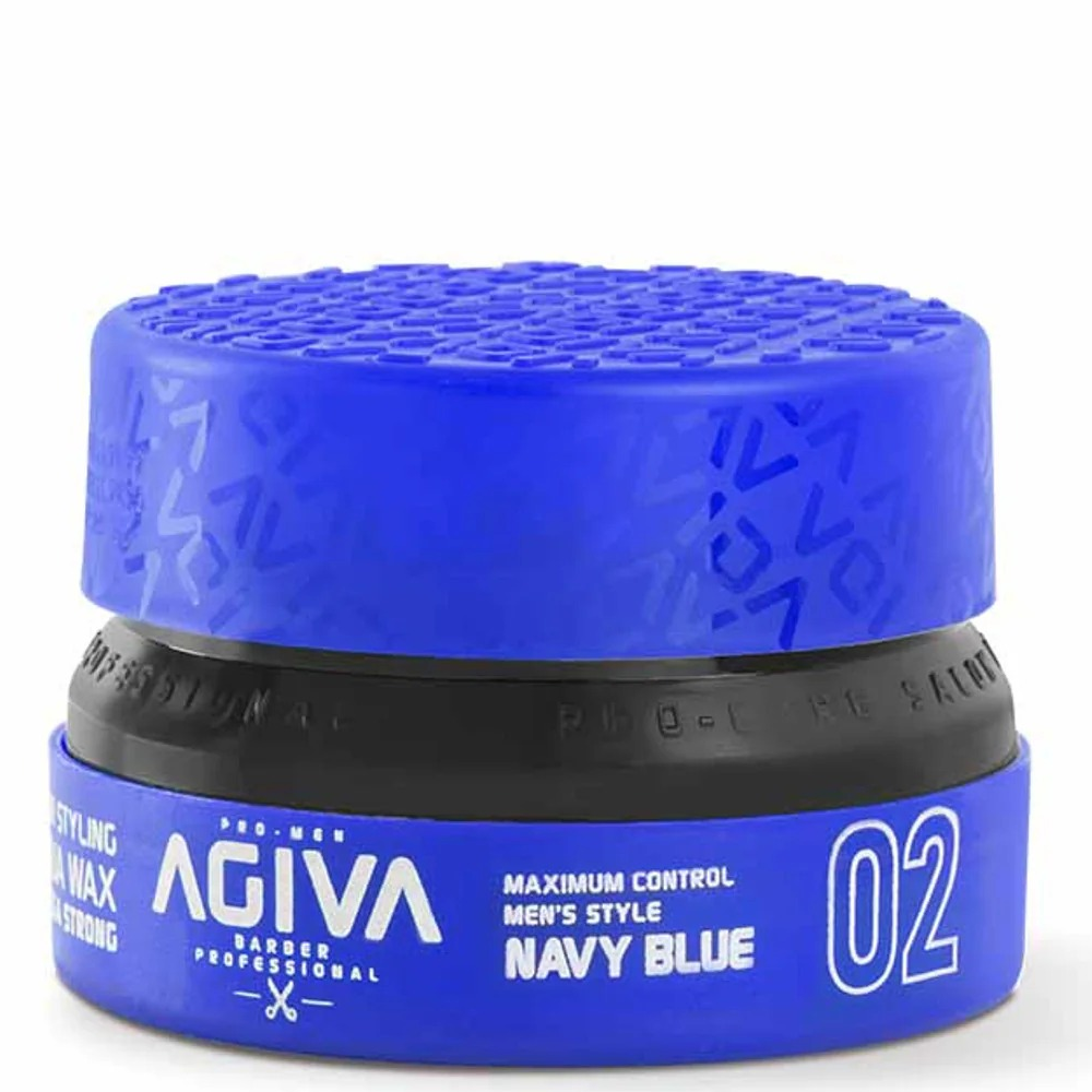 Agiva Styling Hair Wax Aqua Ultra Strong Navy Blue 175ml-All-Beauty and hair supply